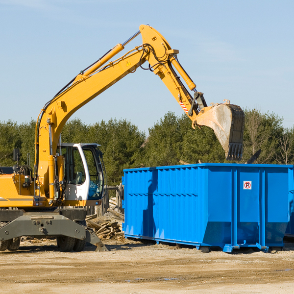 can i rent a residential dumpster for a construction project in Feather Falls California